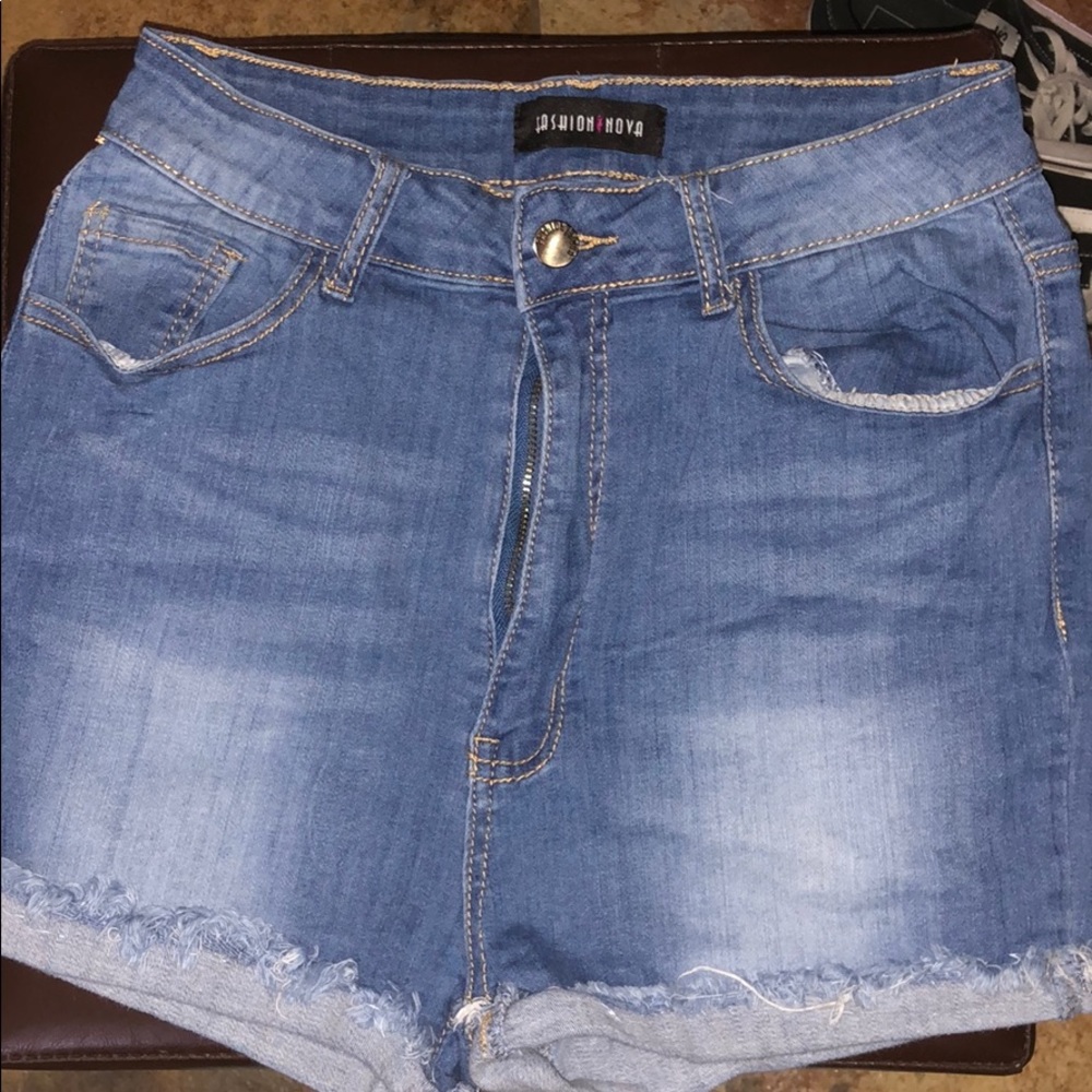 High waisted shorts